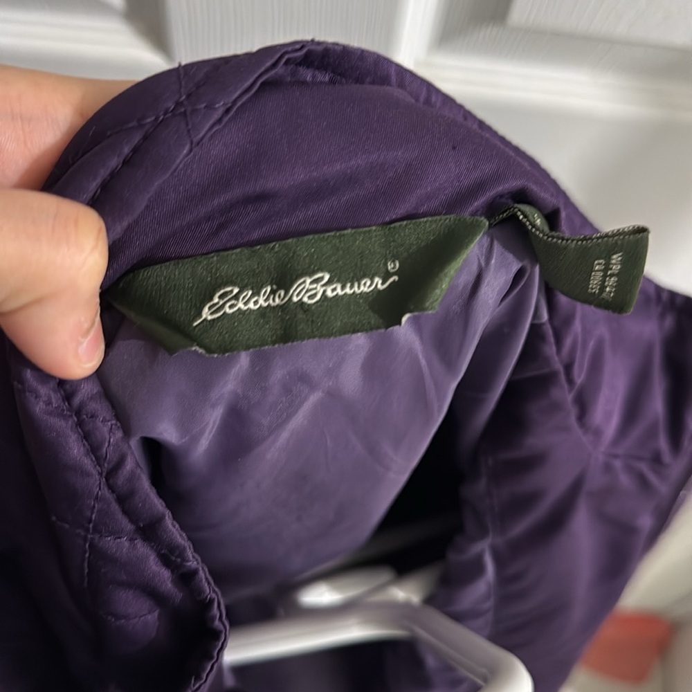 eddie bauer purple jacket zipper jacket - Picture 8 of 12